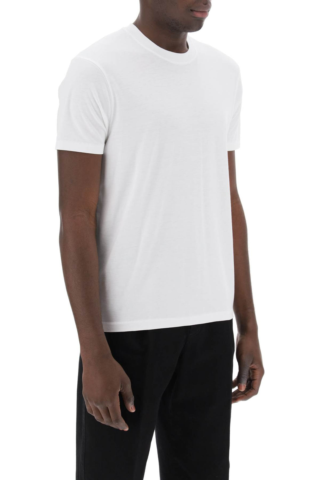 Cottono And Lyocell T Shirt - Tom Ford - Men