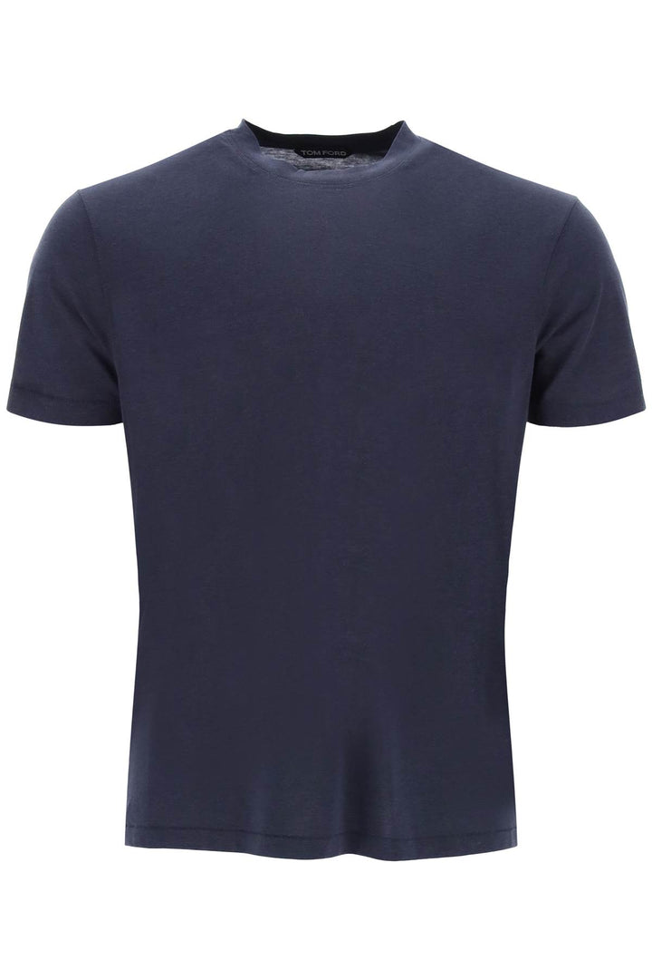 Cottono And Lyocell T Shirt - Tom Ford - Men