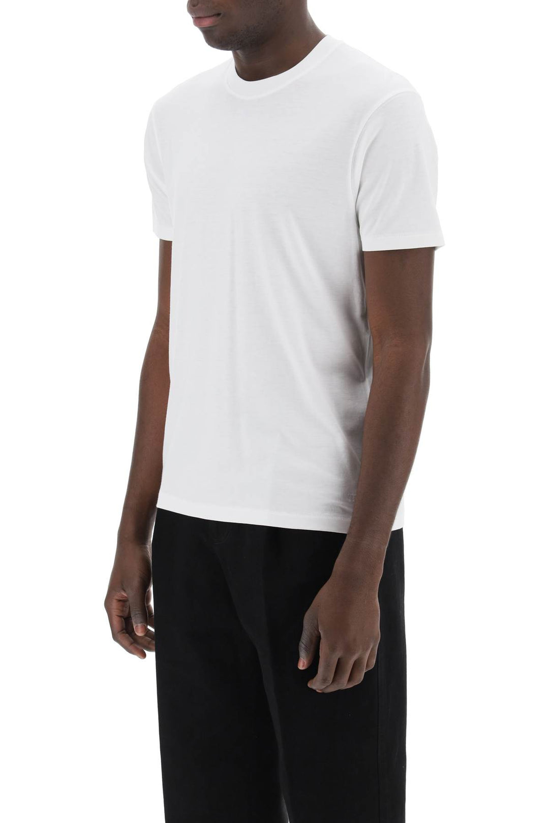 Cottono And Lyocell T Shirt - Tom Ford - Men