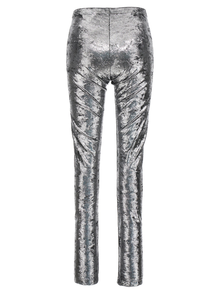 Lame Leggings Silver