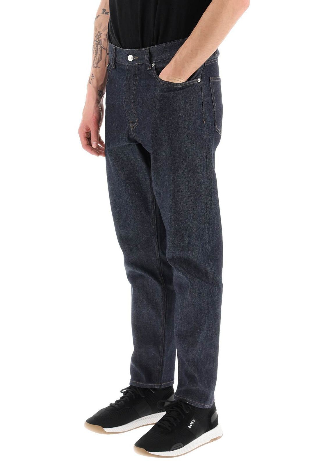 Tapered Five Pocket Jeans - Maison Kitsune - Men