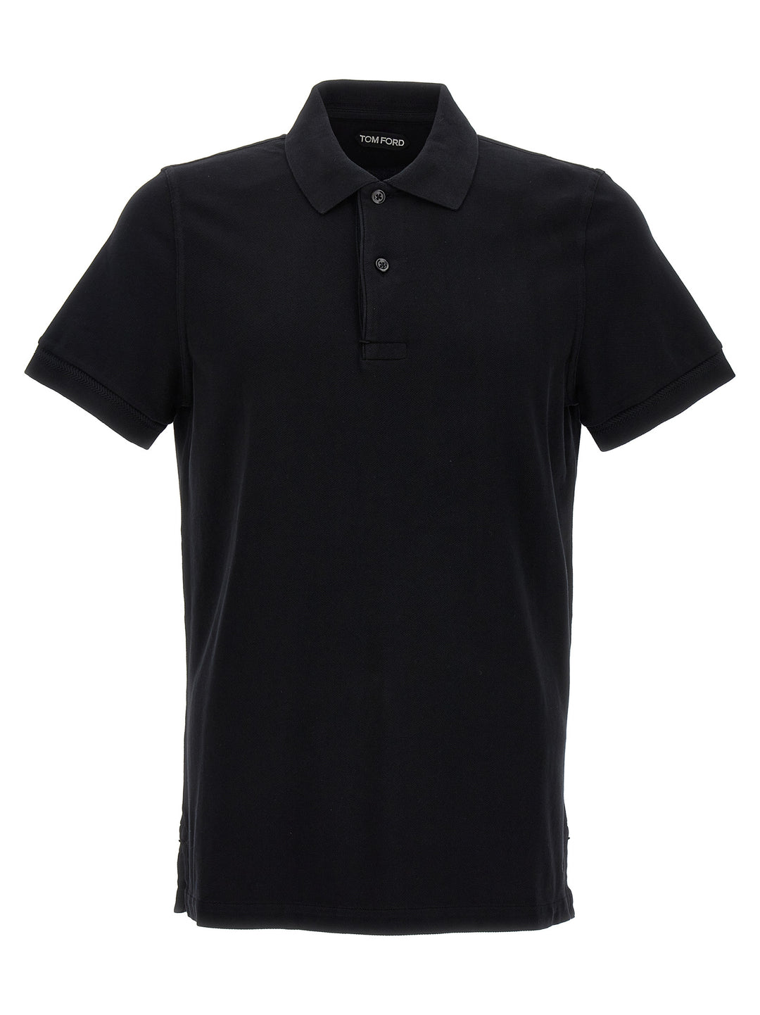 Logo Embroidery  Shirt Polo Black