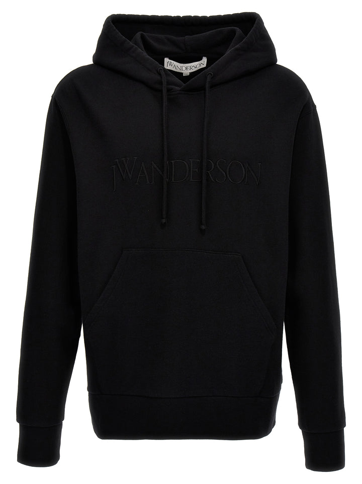 Logo Hoodie Sweatshirt Black