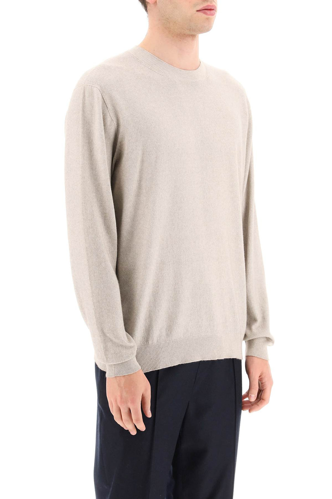 Cotton And Cashmere Sweater - Agnona - Men