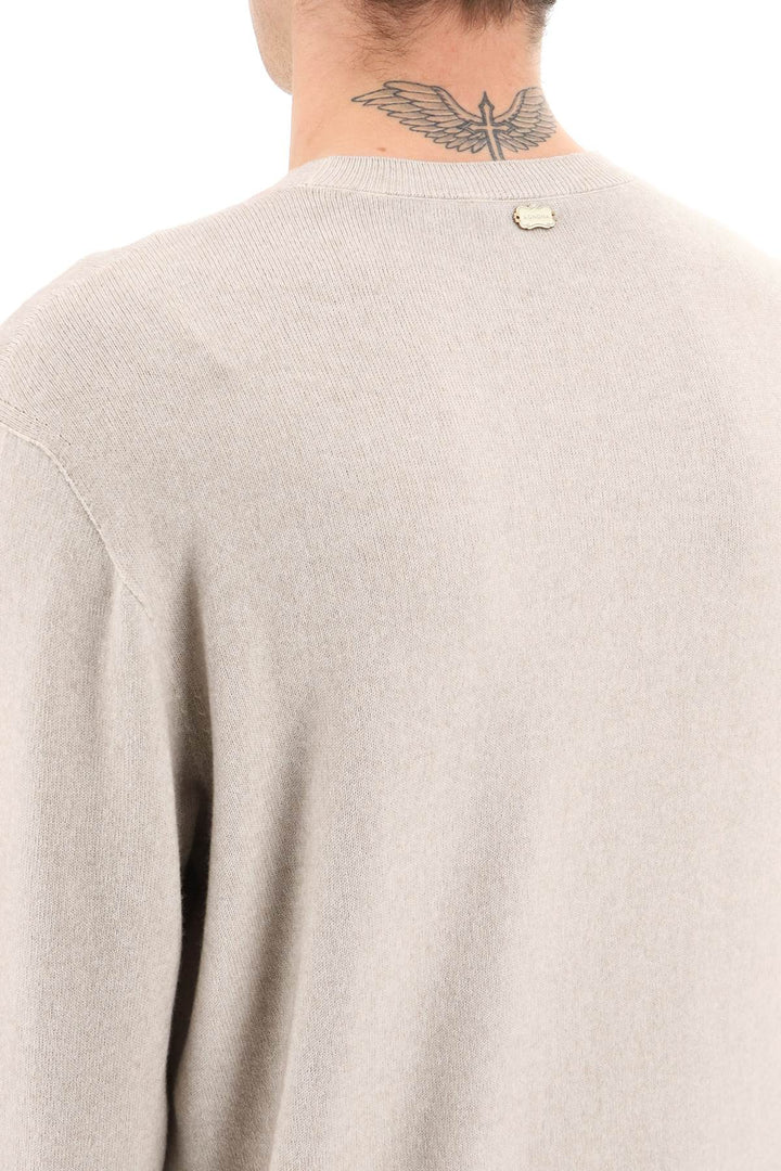 Cotton And Cashmere Sweater - Agnona - Men