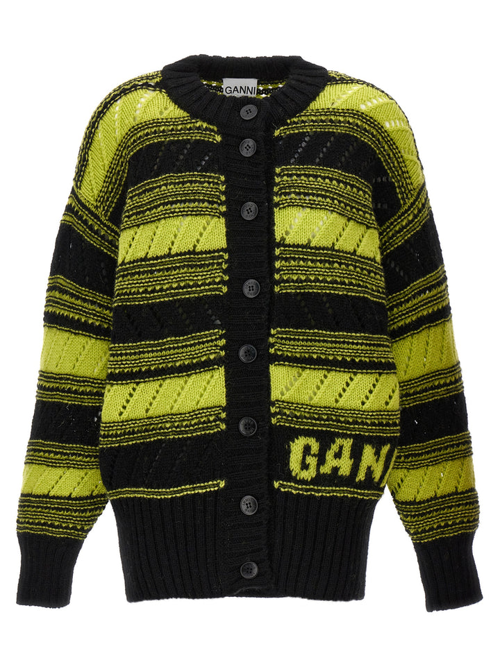 Logo Cardigan Sweater, Cardigans Multicolor