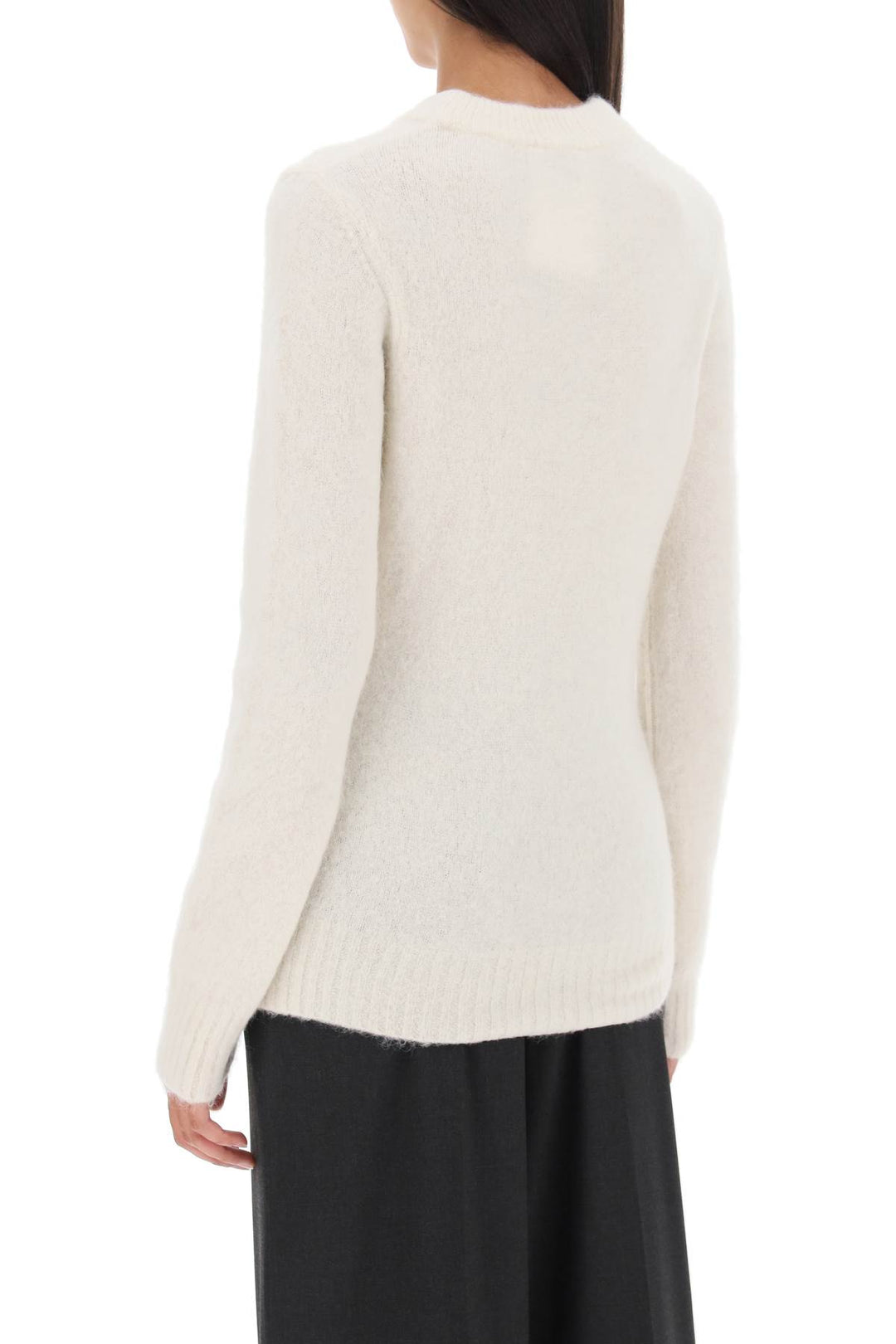 Sweater In Brushed Alpaca Blend - Ganni - Women