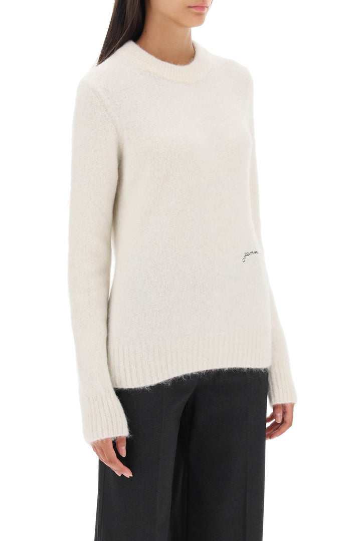 Sweater In Brushed Alpaca Blend - Ganni - Women