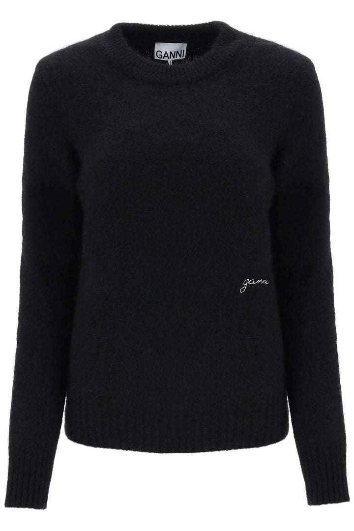 Sweater In Brushed Alpaca Blend - Ganni - Women