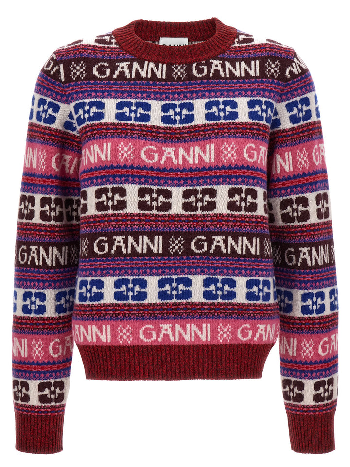 Logo Sweater Sweater, Cardigans Multicolor