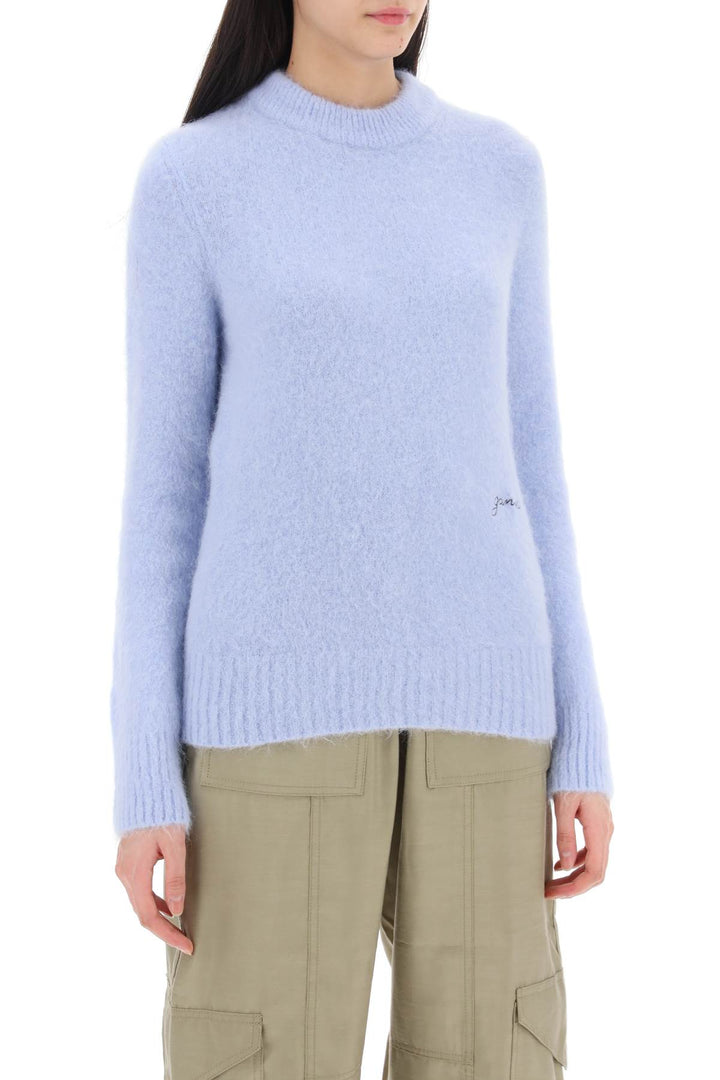 Pullover In Alpaca Spazzolato - Ganni - Women