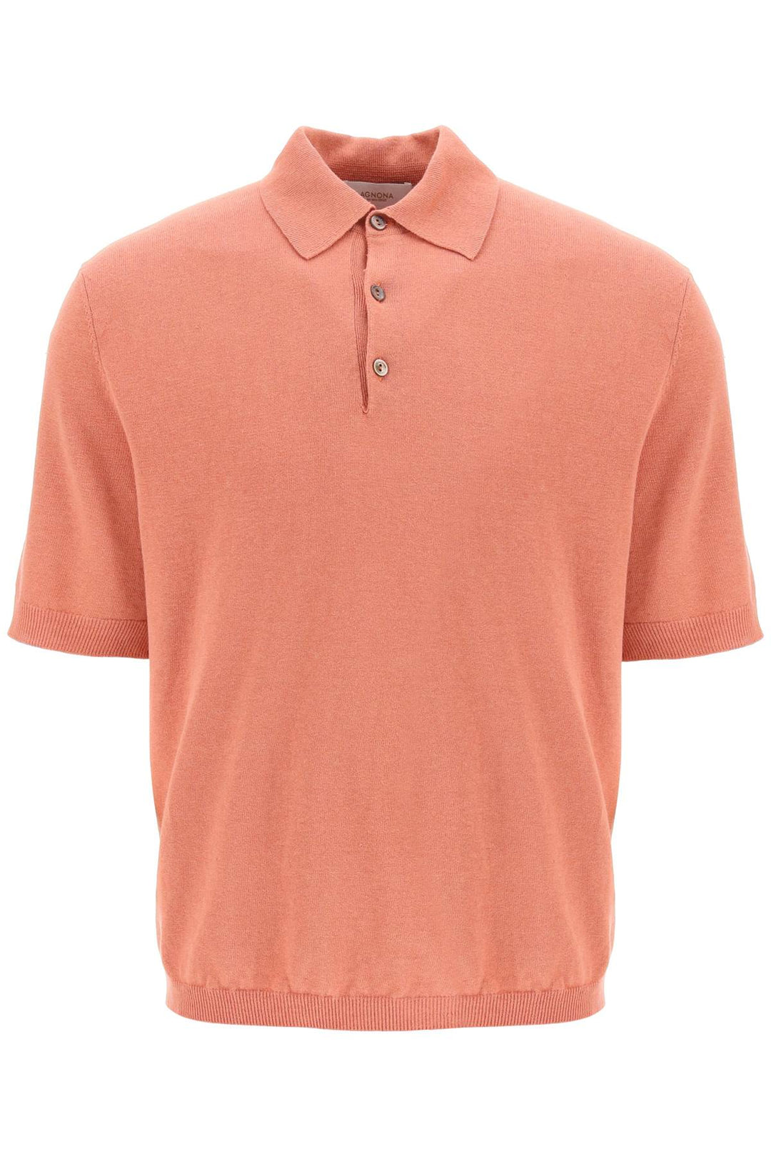 Linen And Cotton Jersey Polo - Agnona - Men