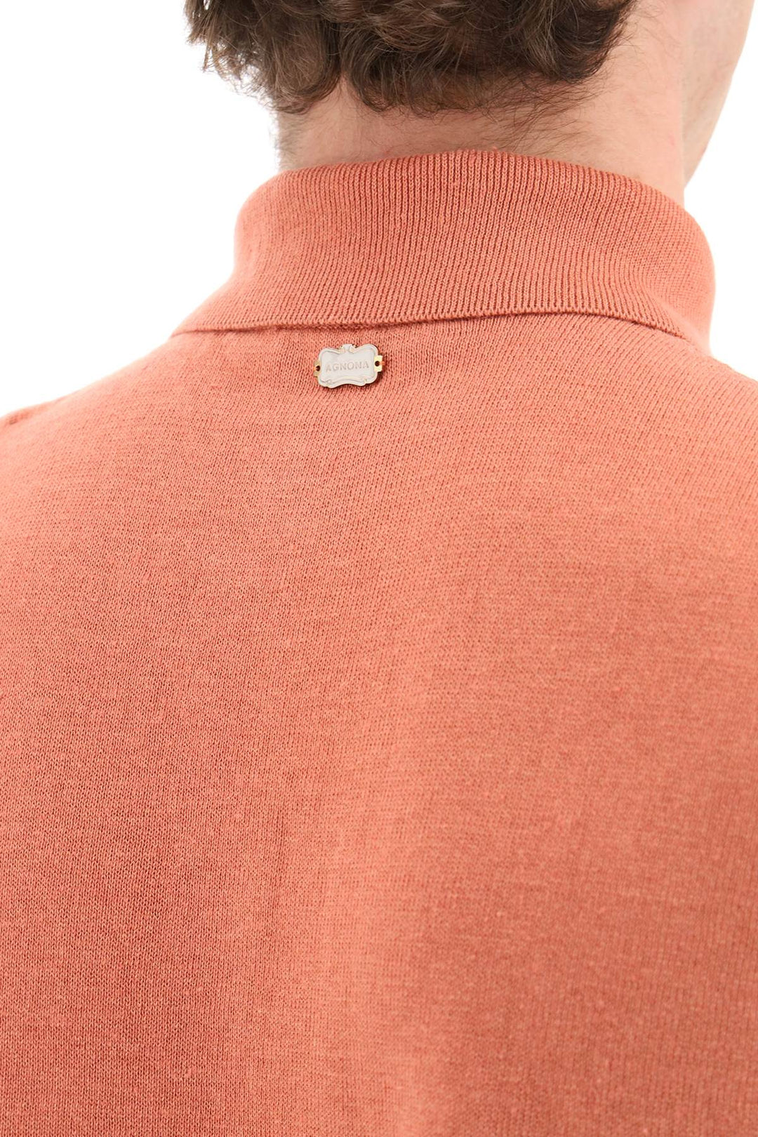 Linen And Cotton Jersey Polo - Agnona - Men