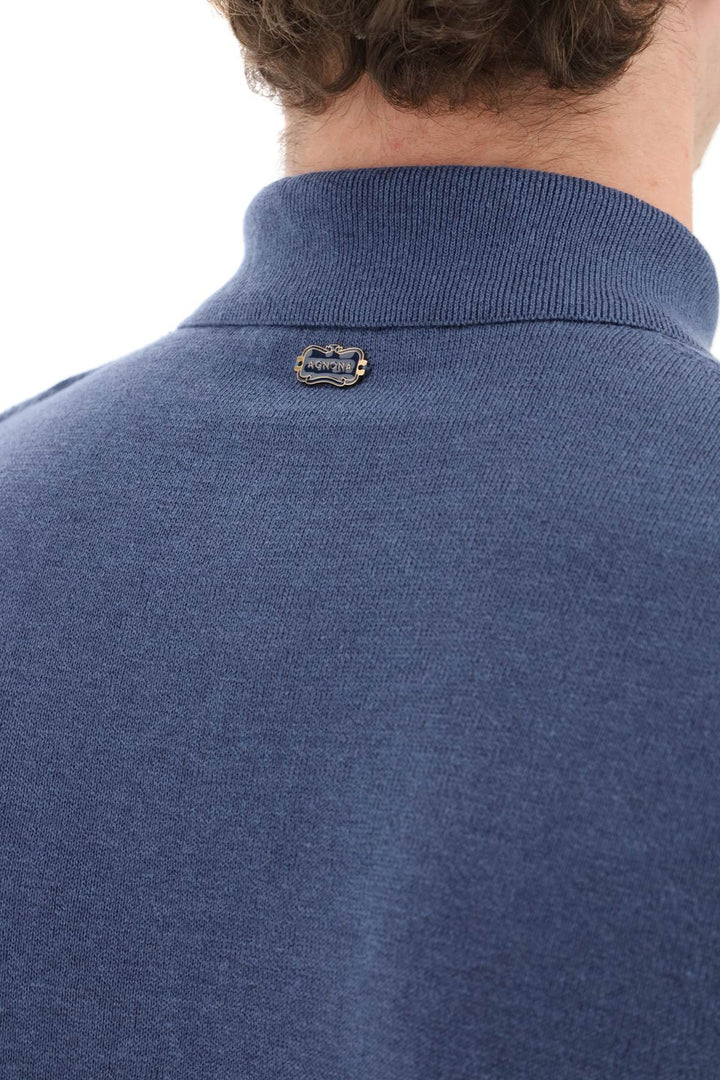 Linen And Cotton Jersey Polo - Agnona - Men