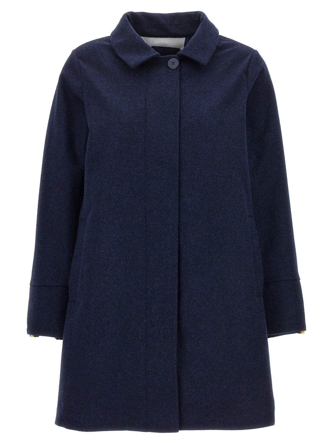 Josiel Melange Casual Jackets, Parka Blue