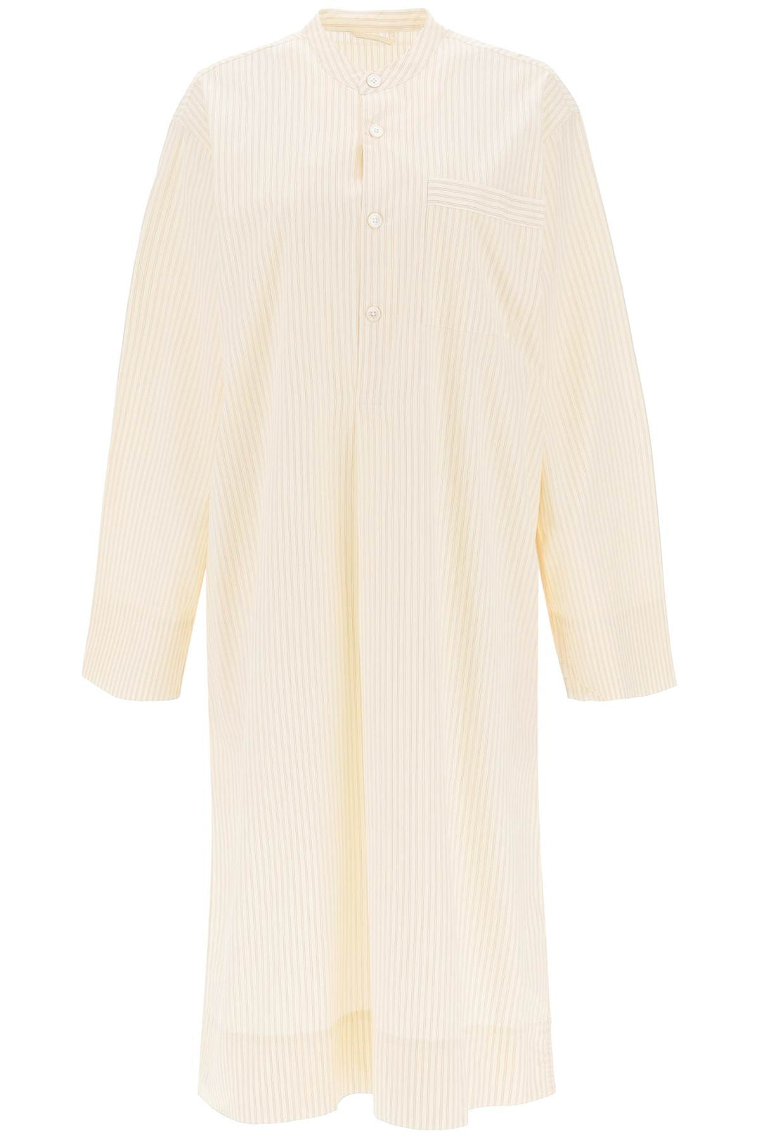 Striped Pajama Kaftan In Organic Poplin - Birkenstock X Tekla - Women