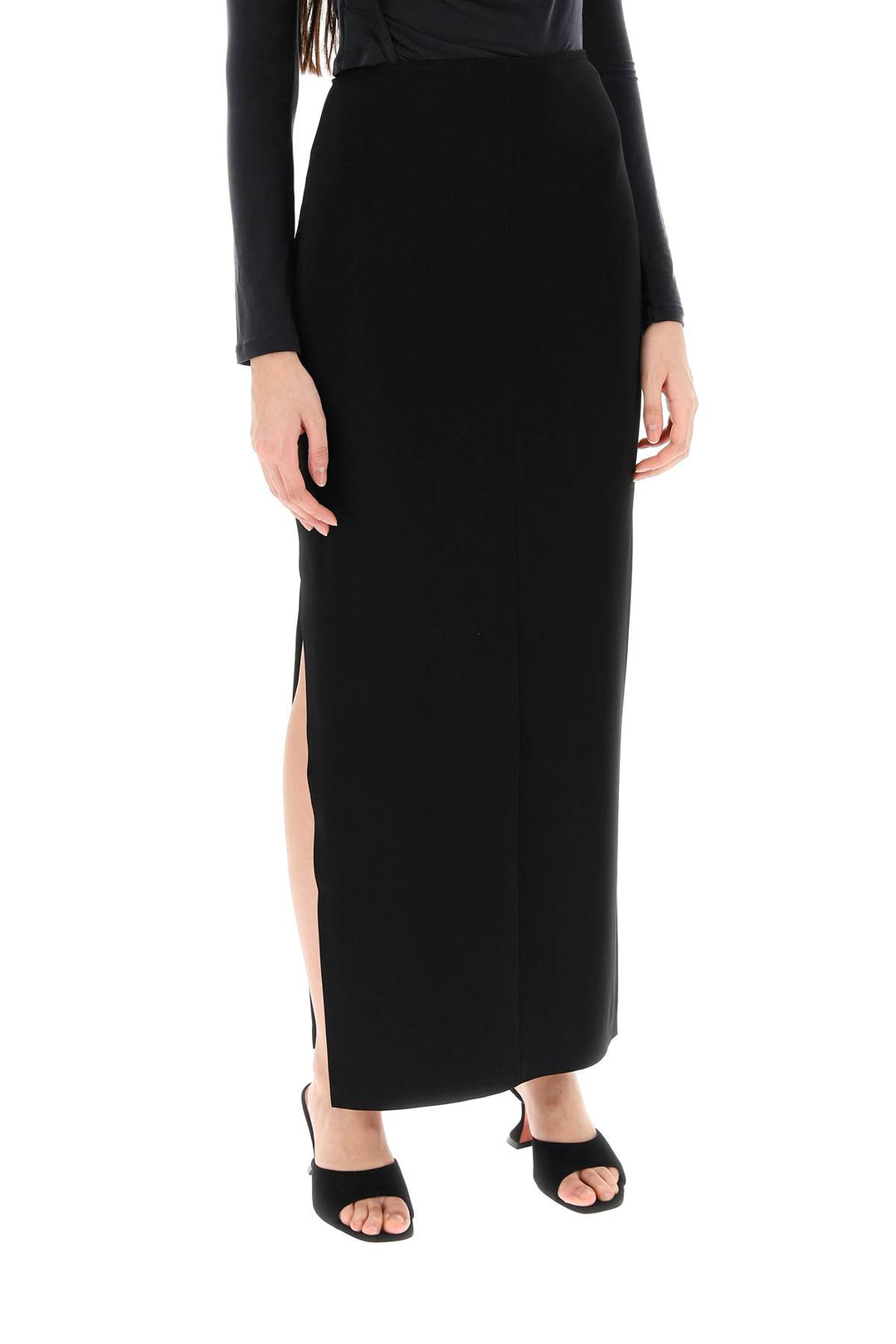 Long Skirt In Poly Lycra - Norma Kamali - Women