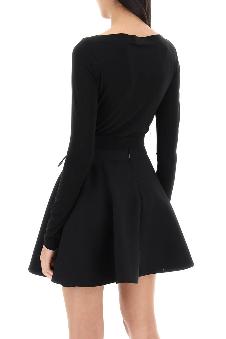 Belted Long Sleeved Bodysuit - Norma Kamali - Women