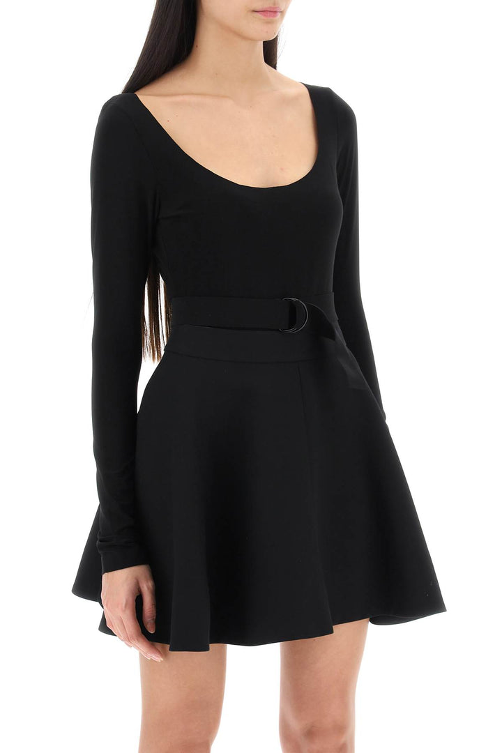 Belted Long Sleeved Bodysuit - Norma Kamali - Women