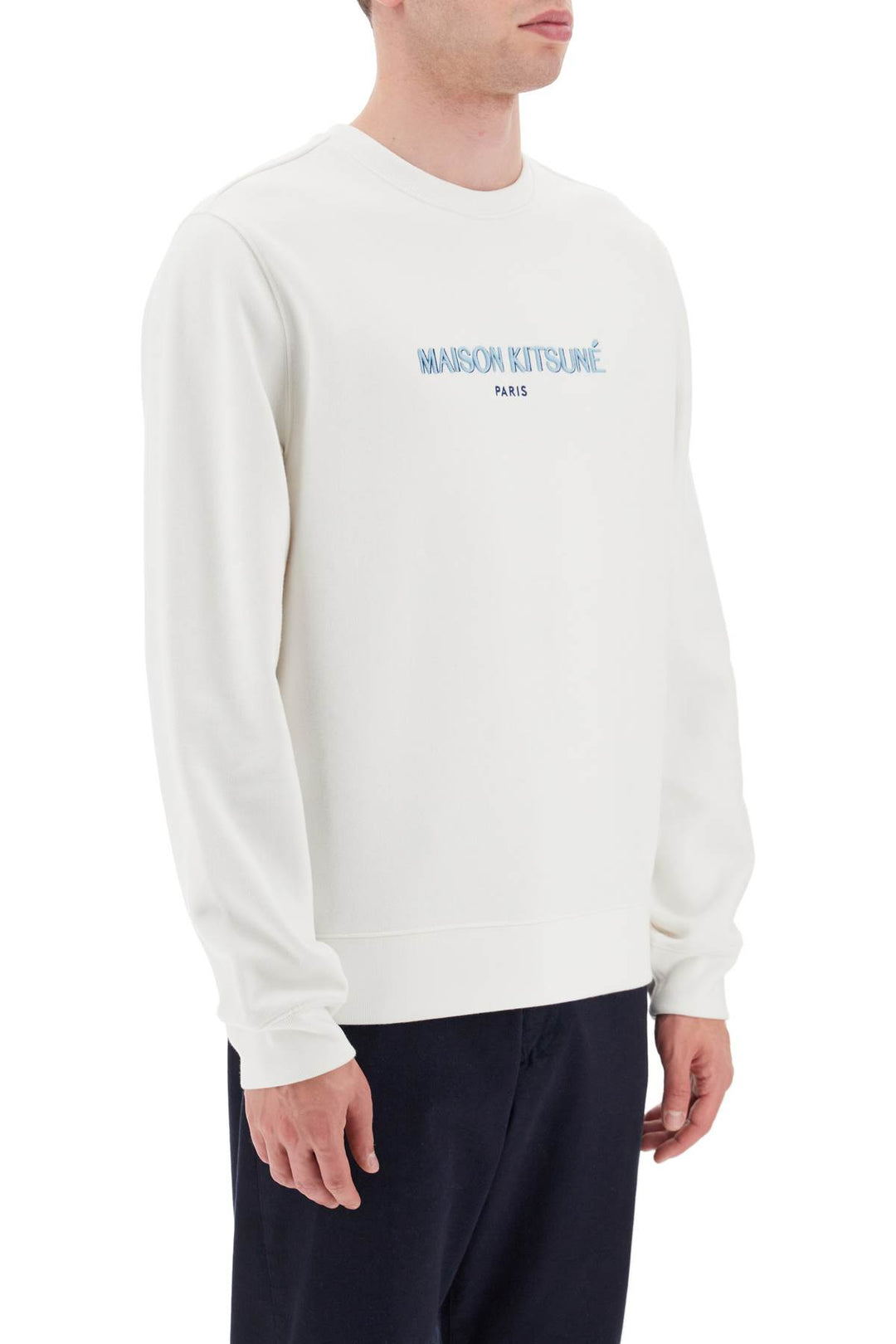 Crew Neck Sweatshirt - Maison Kitsune - Men