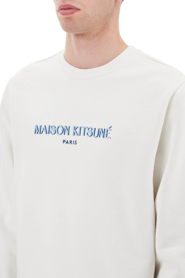 Crew Neck Sweatshirt - Maison Kitsune - Men