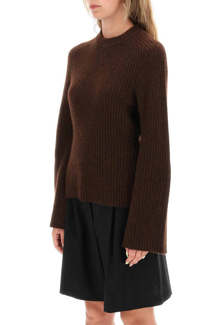 'Kota' Cashmere Sweater With Bell Sleeves - Loulou Studio - Women