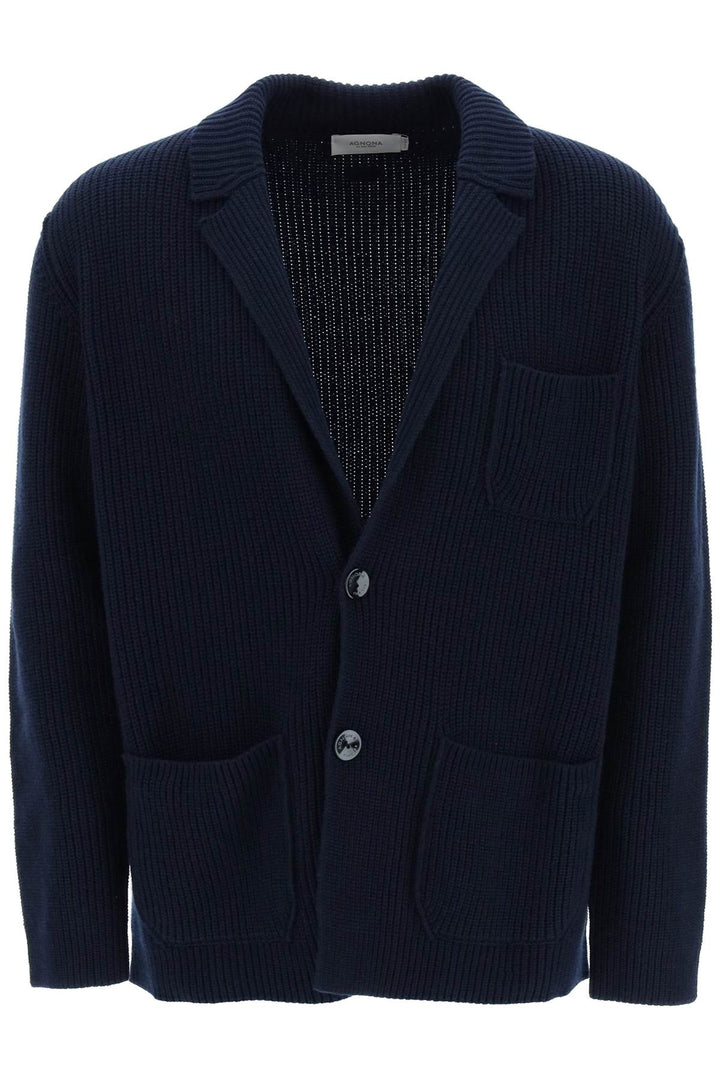 Cashmere &Amp; Cotton Cardigan - Agnona - Men