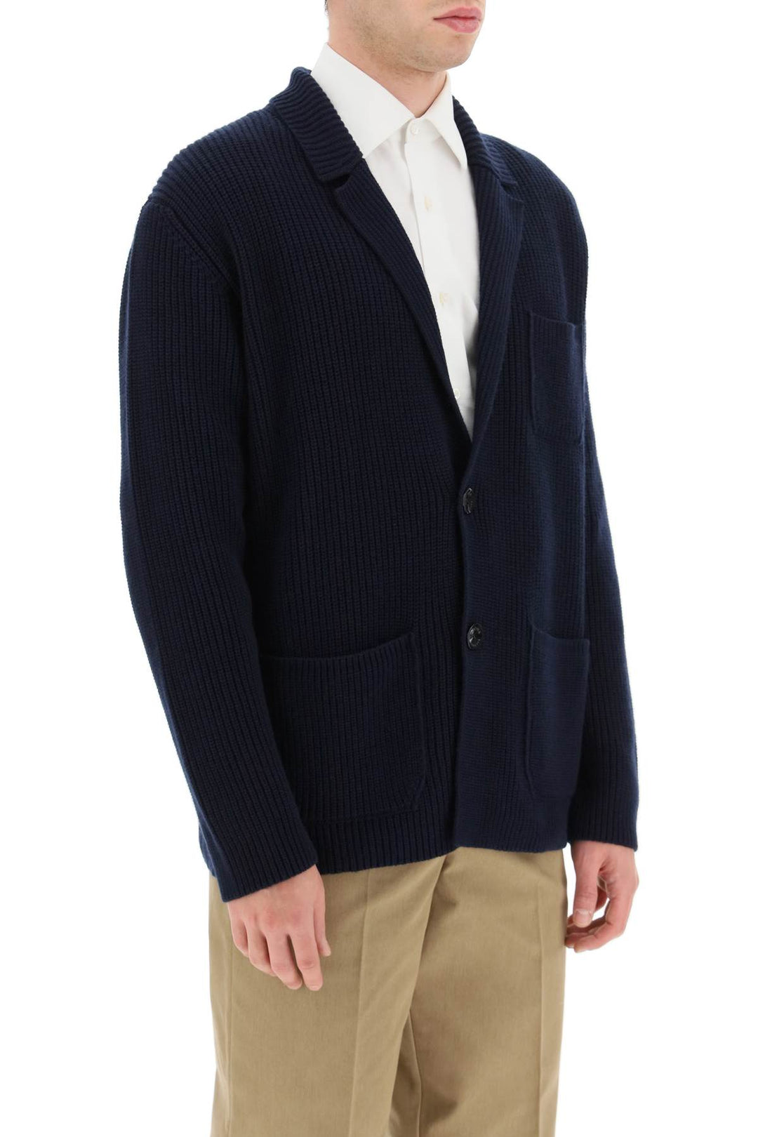 Cashmere &Amp; Cotton Cardigan - Agnona - Men