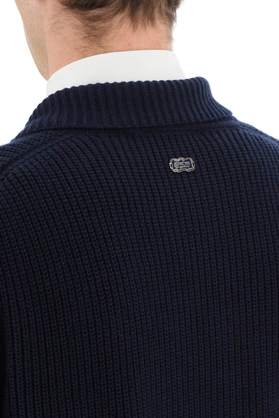 Cashmere &Amp; Cotton Cardigan - Agnona - Men