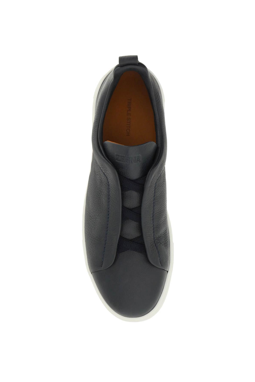 Triple Stitch Slip On Sneakers - Zegna - Men