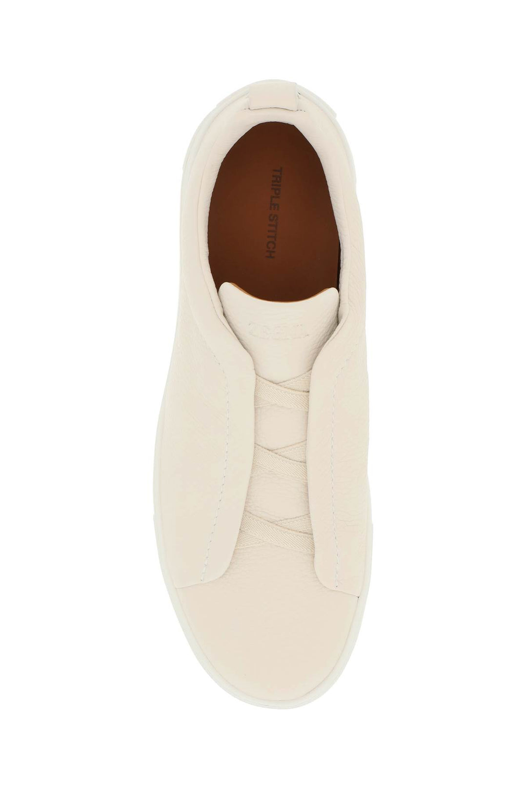 Triple Stitch Slip On Sneakers - Zegna - Men