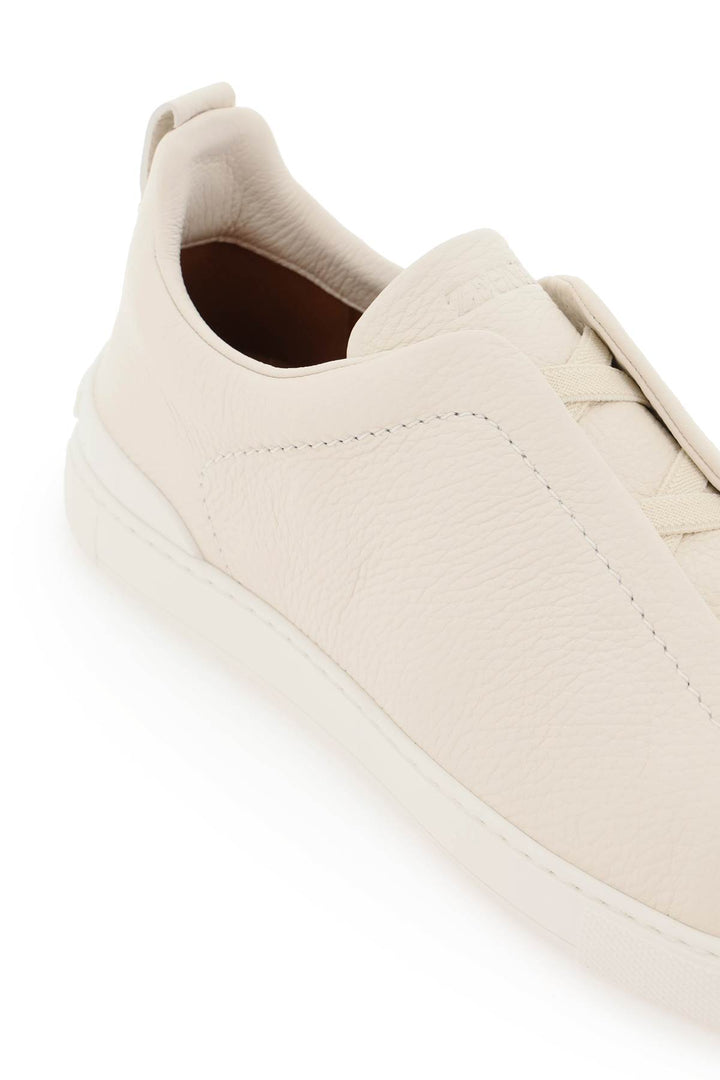 Triple Stitch Slip On Sneakers - Zegna - Men