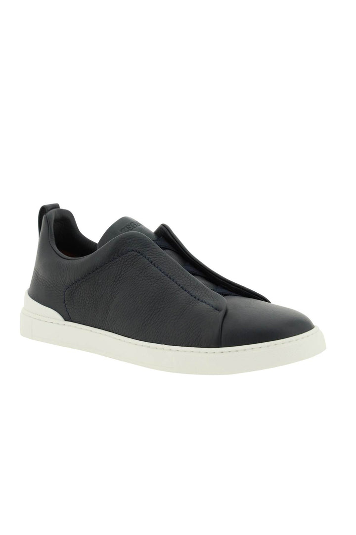 Triple Stitch Slip On Sneakers - Zegna - Men