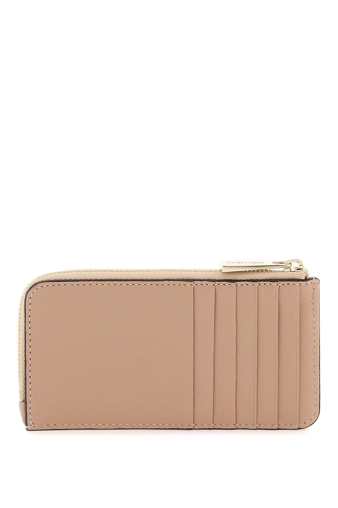 Quilted Nappa Leather Zipped Cardholder - Jimmy Choo - Women