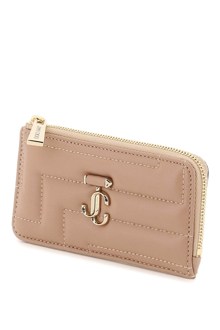 Quilted Nappa Leather Zipped Cardholder - Jimmy Choo - Women