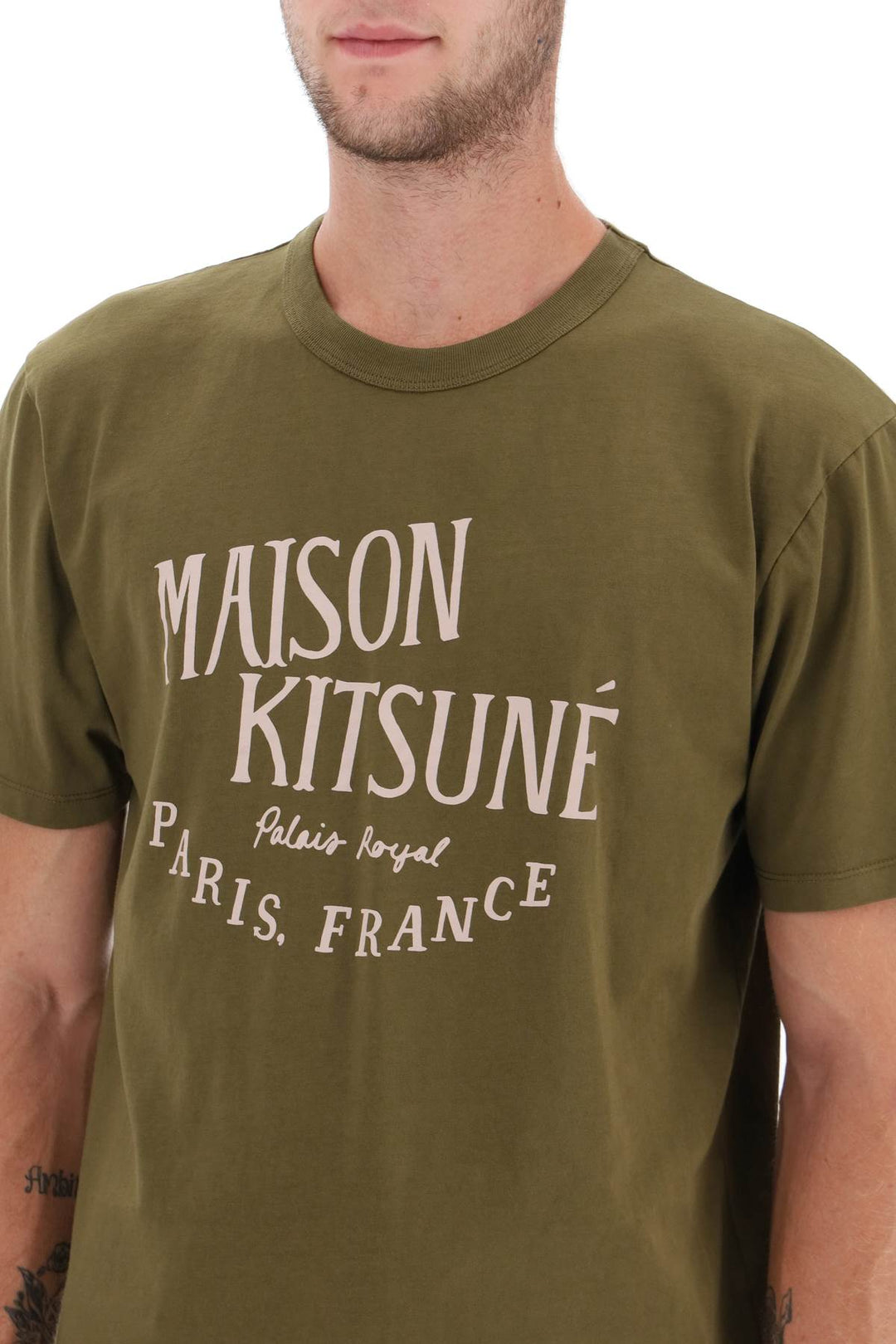 'Palais Royal' Print T Shirt - Maison Kitsune - Men