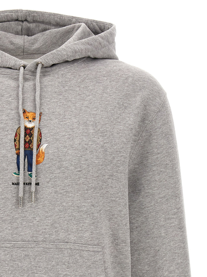 Dressed Fox Sweatshirt Gray