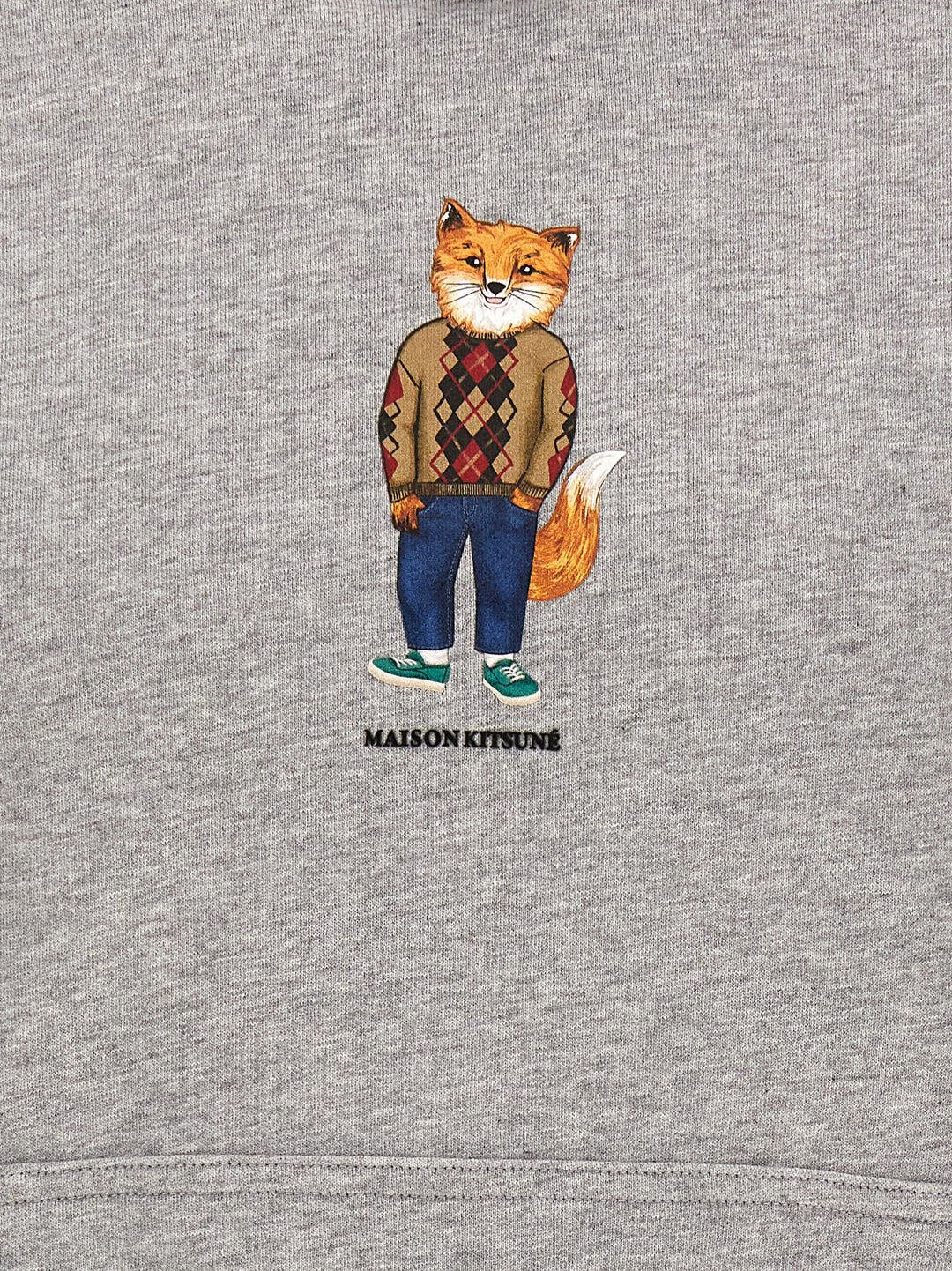 Dressed Fox Sweatshirt Gray