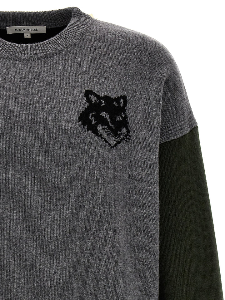 Fox Head Sweater, Cardigans Multicolor