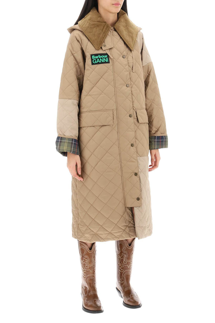 Burghley Quilted Trench Coat - Barbour X Ganni - Women