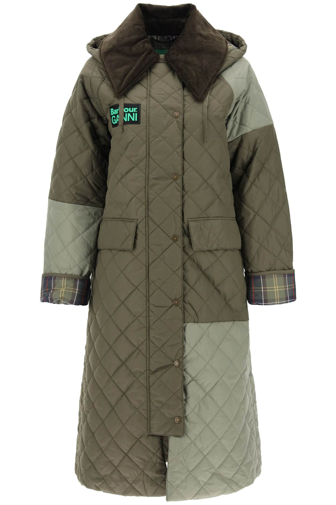 Burghley Quilted Trench Coat - Barbour X Ganni - Women