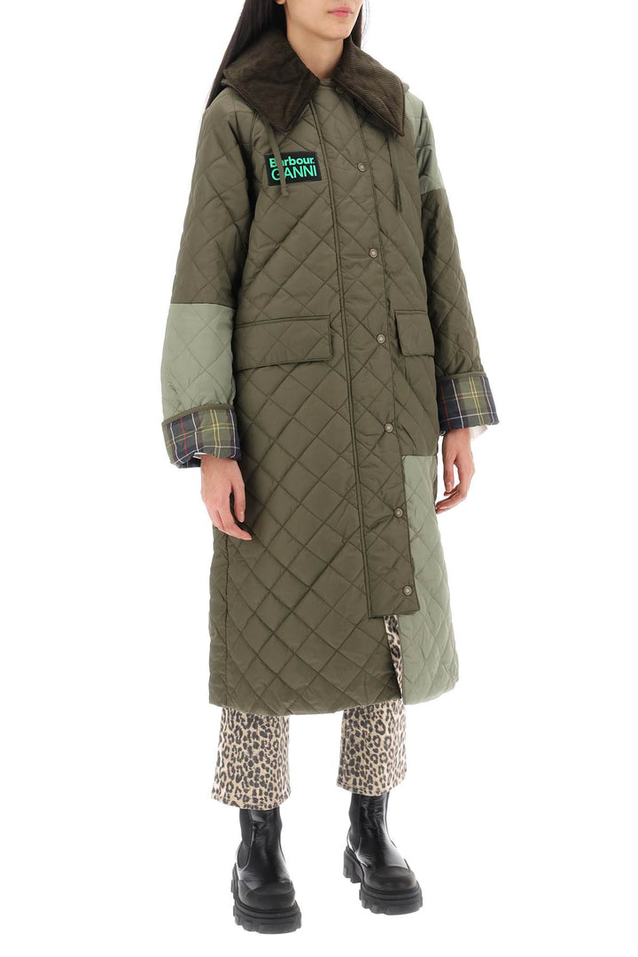 Burghley Quilted Trench Coat - Barbour X Ganni - Women