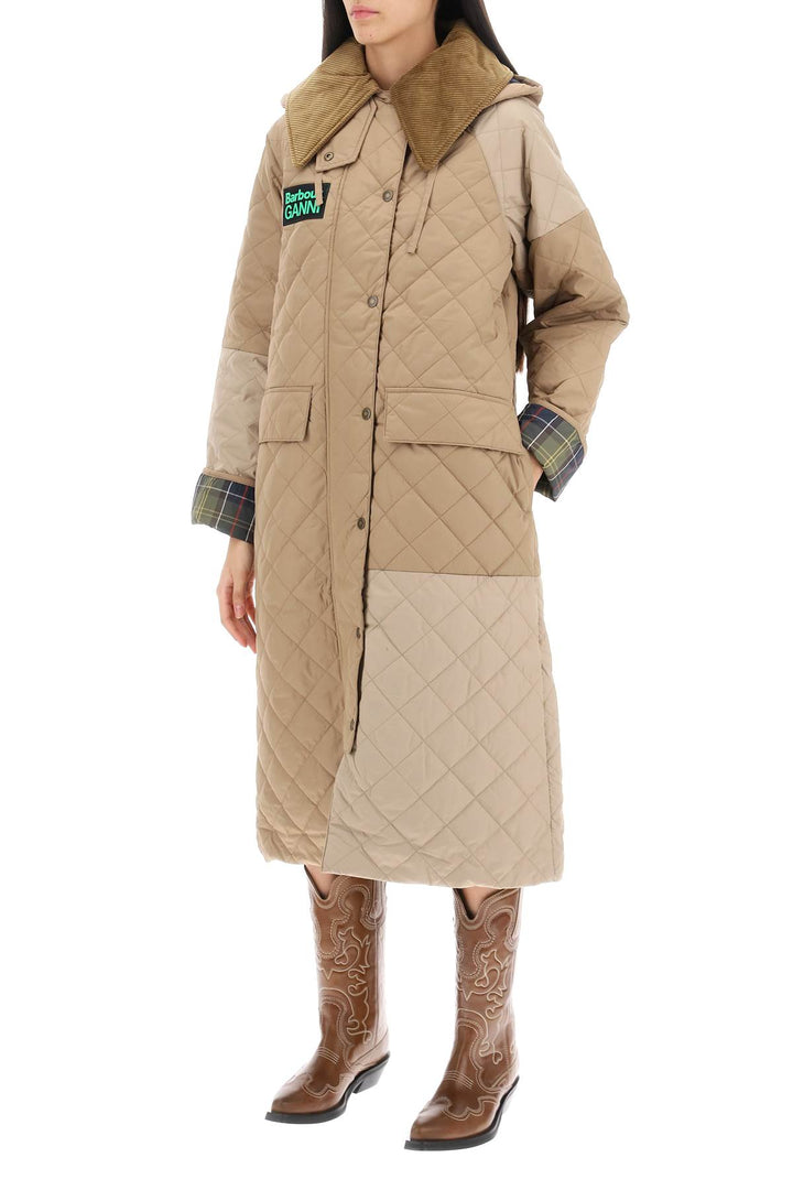 Burghley Quilted Trench Coat - Barbour X Ganni - Women