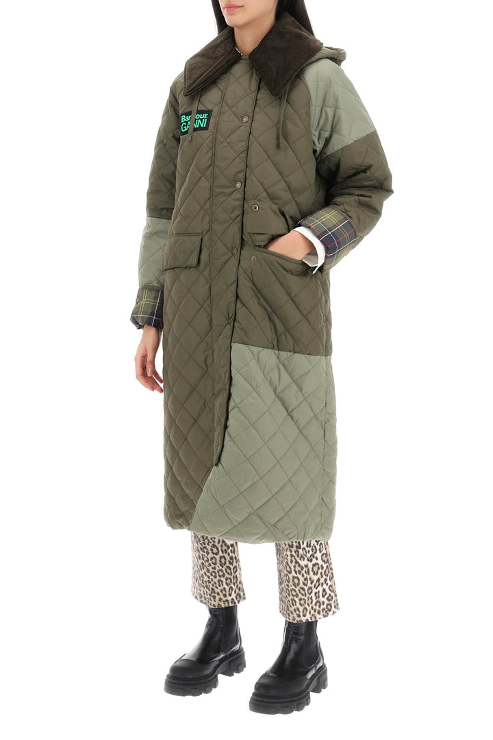 Burghley Quilted Trench Coat - Barbour X Ganni - Women