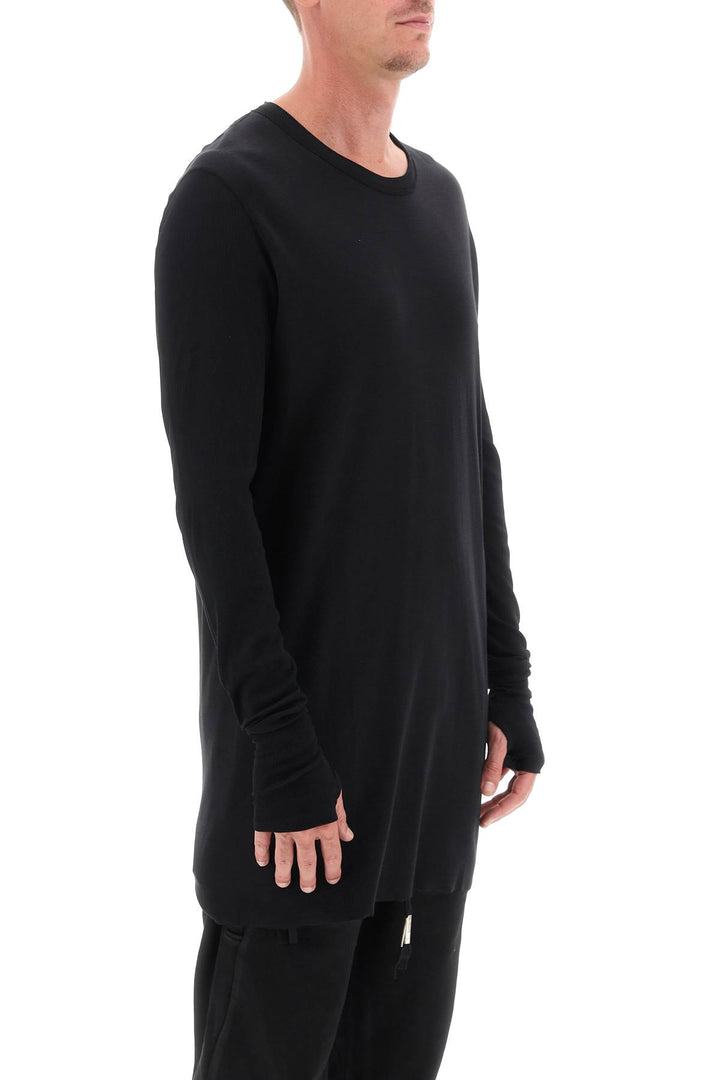 Long Sleeve Cotton Rib T Shirt - Boris Bidjan Saberi - Men