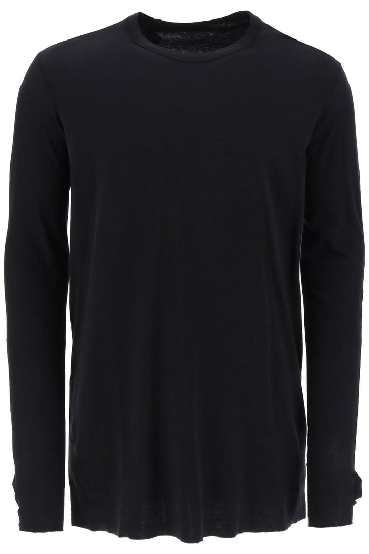 Long Sleeve Cotton Rib T Shirt - Boris Bidjan Saberi - Men