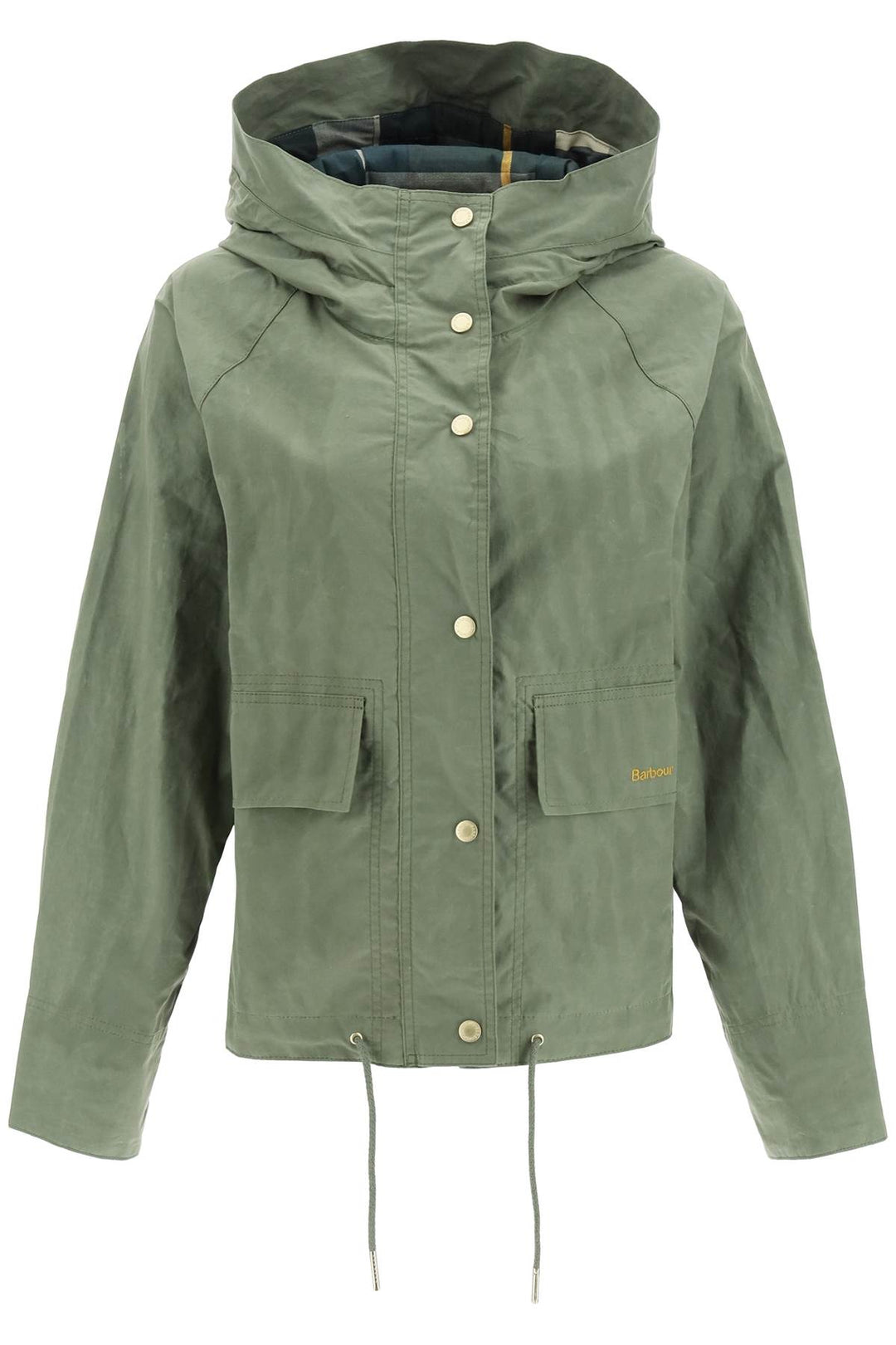 Vintage Effect Hooded Jacket - Barbour - Woman