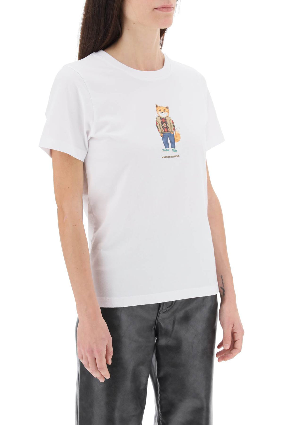 Dressed Fox T Shirt - Maison Kitsune - Women