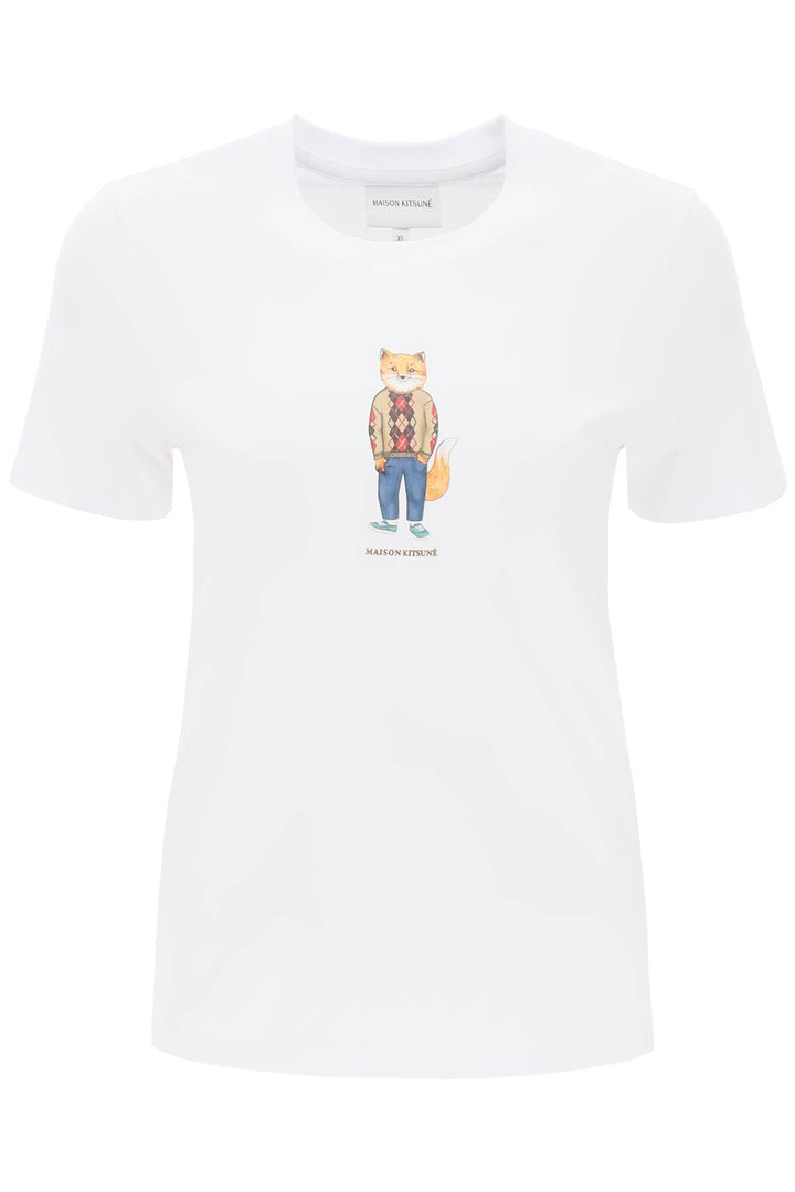 Dressed Fox T Shirt - Maison Kitsune - Women