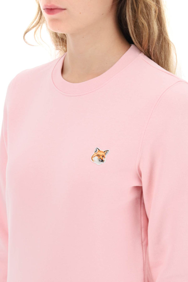 Fox Head Crew Neck Sweatshirt - Maison Kitsune - Women